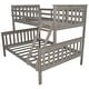 preview thumbnail 8 of 14, Pine Twin over Full Mission Bunkbed Homestead Stain