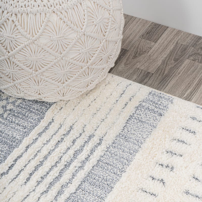 JONATHAN Y Elin Modern Abstract Muted Flowers Area Rug