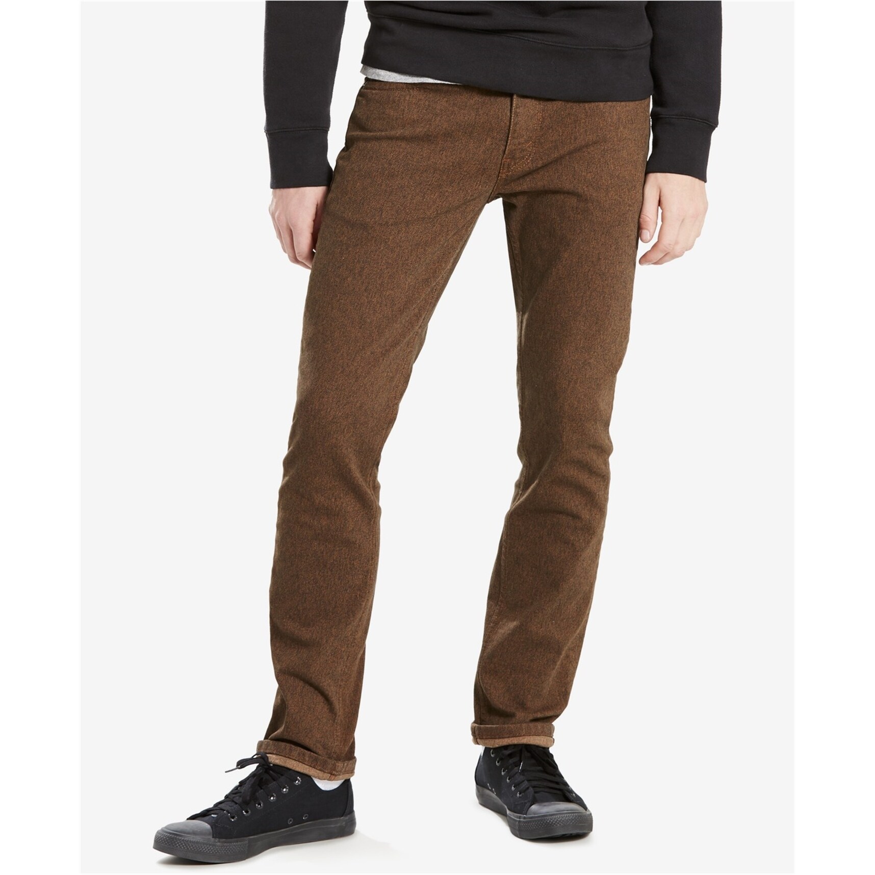 mens brown levi jeans