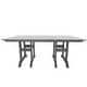 preview thumbnail 24 of 49, Laguna Hdpe All Weather Outdoor Patio 71" Rectangular Dining Table