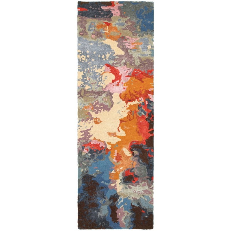 HomeRootsAbstract Industrial Rectangle Area Rug