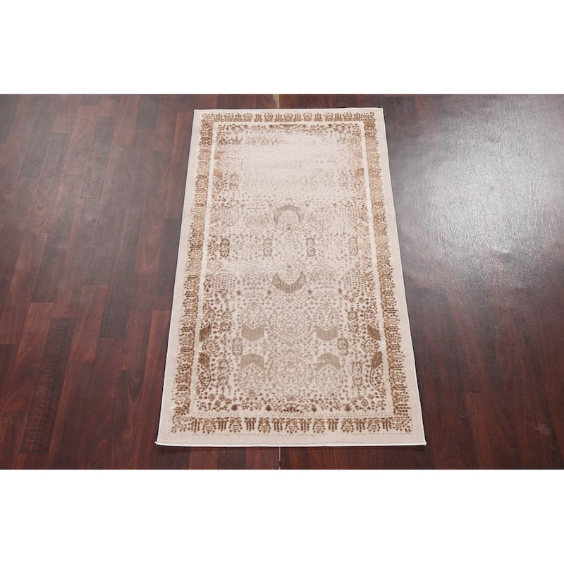 Geometric Damask Transitional Oriental Turkish Rug Decorative Carpet