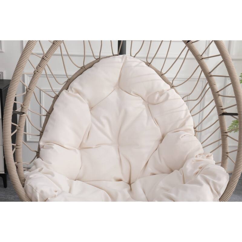 Outdoor Garden Rattan Egg Swing Chair, Hanging Chair PE hanging Chair