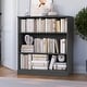 preview thumbnail 38 of 166, 100% Solid Wood 3-shelf Bookcase with Optional Doors by Palace Imports No Doors - Gray