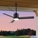 preview thumbnail 16 of 14, 42 Inch Outdoor Ceiling Fan with Light, Dimmable LED, Reversible DC Motor, 6-Speed Remote Control, Matte Black Patio Fan