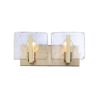 Golden Lighting Aenon 2-light Vanity in Matte Black