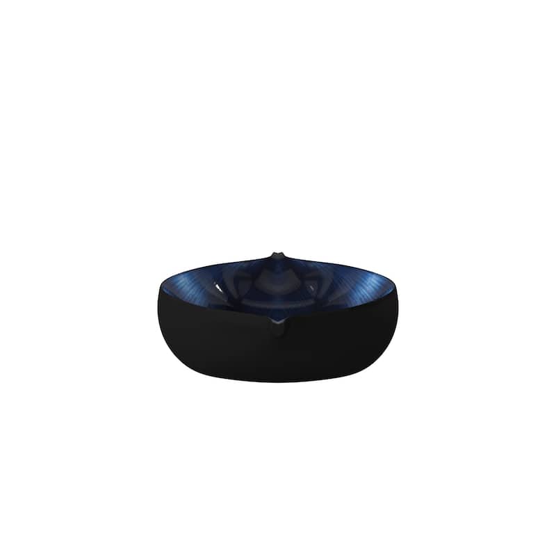 Allan Andrews Cobalt Blue Wood Bowl