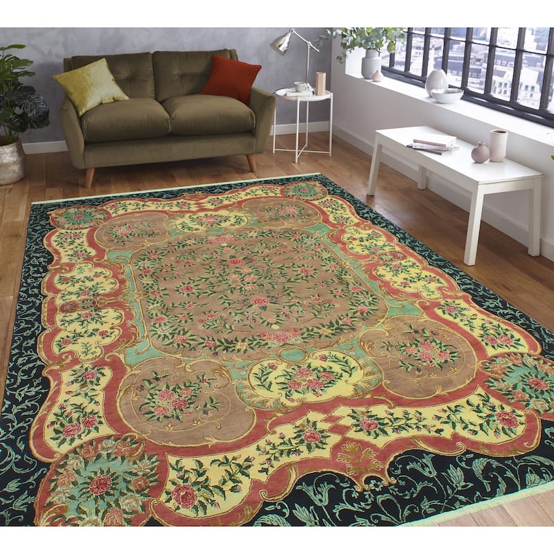 Pak-Persian Cordelia Lt. Brown/Gold Rug - 8'0" x 9'11"