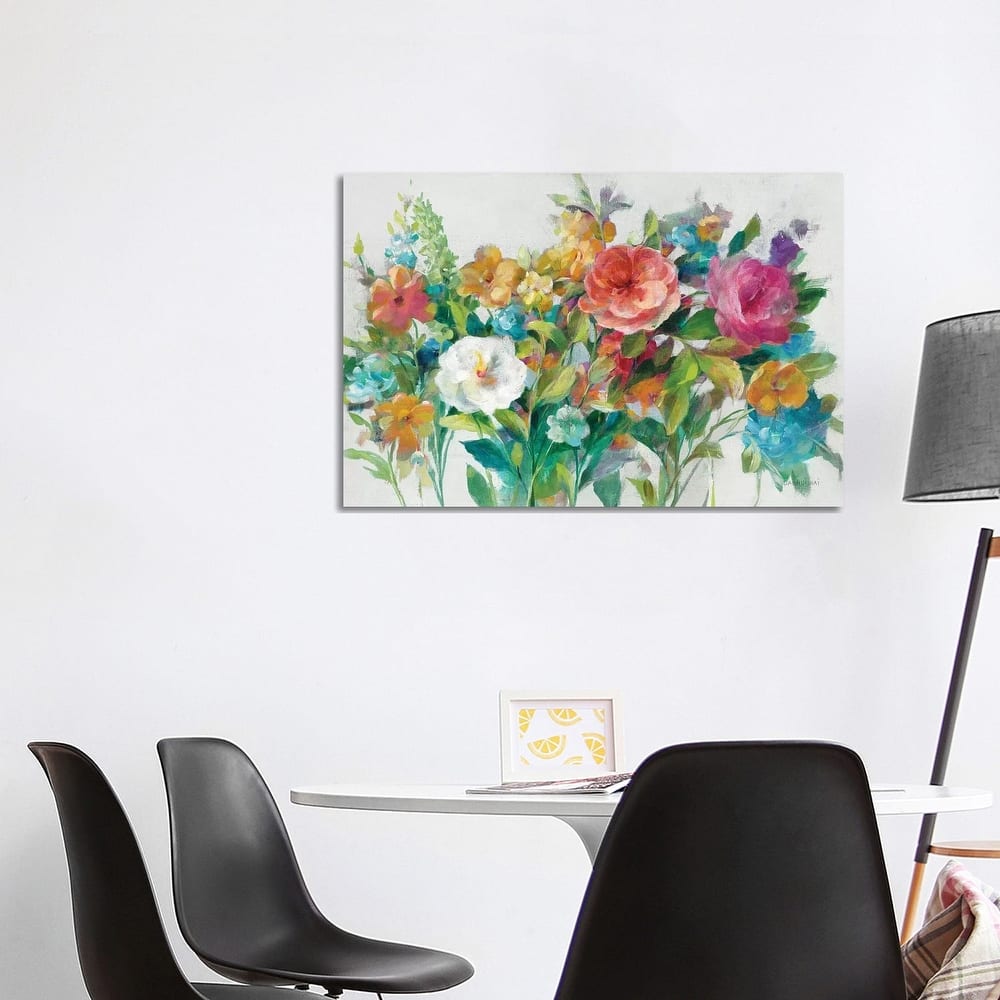 iCanvas "Country Florals Neutral" by Danhui Nai Canvas Print