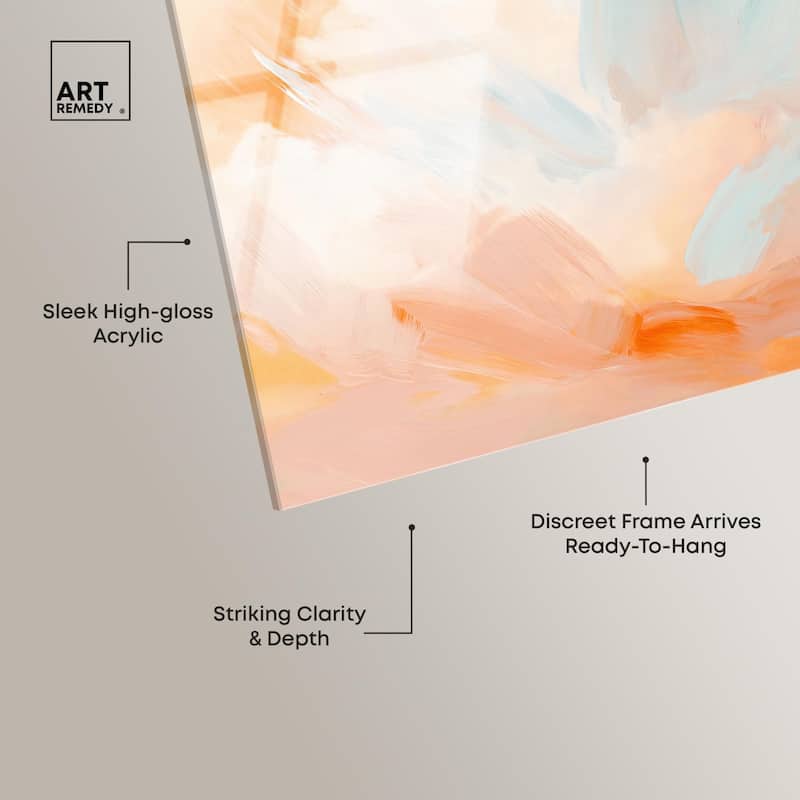 Sunrise Palette I Acrylic by Art Remedy, Ready to Hang