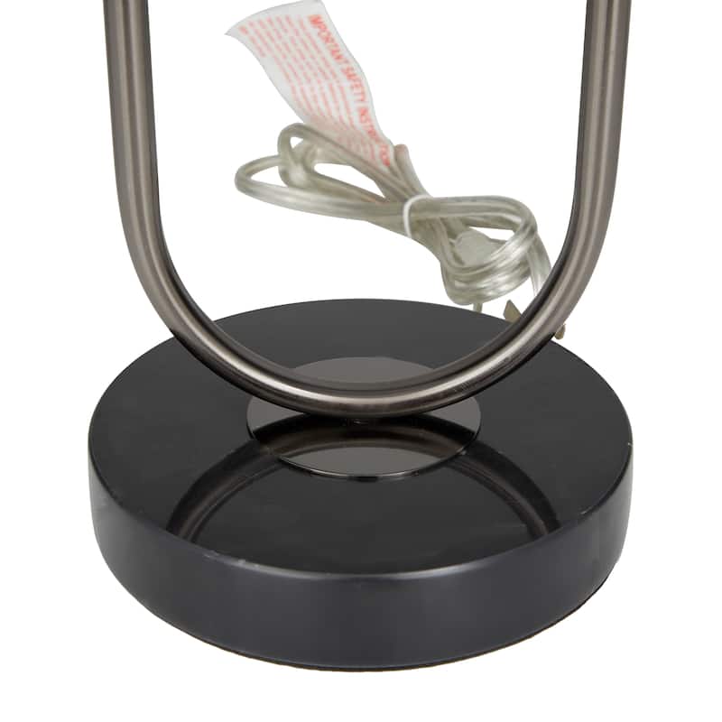 Modern Metal Accent Lamp 20"W, 12"H