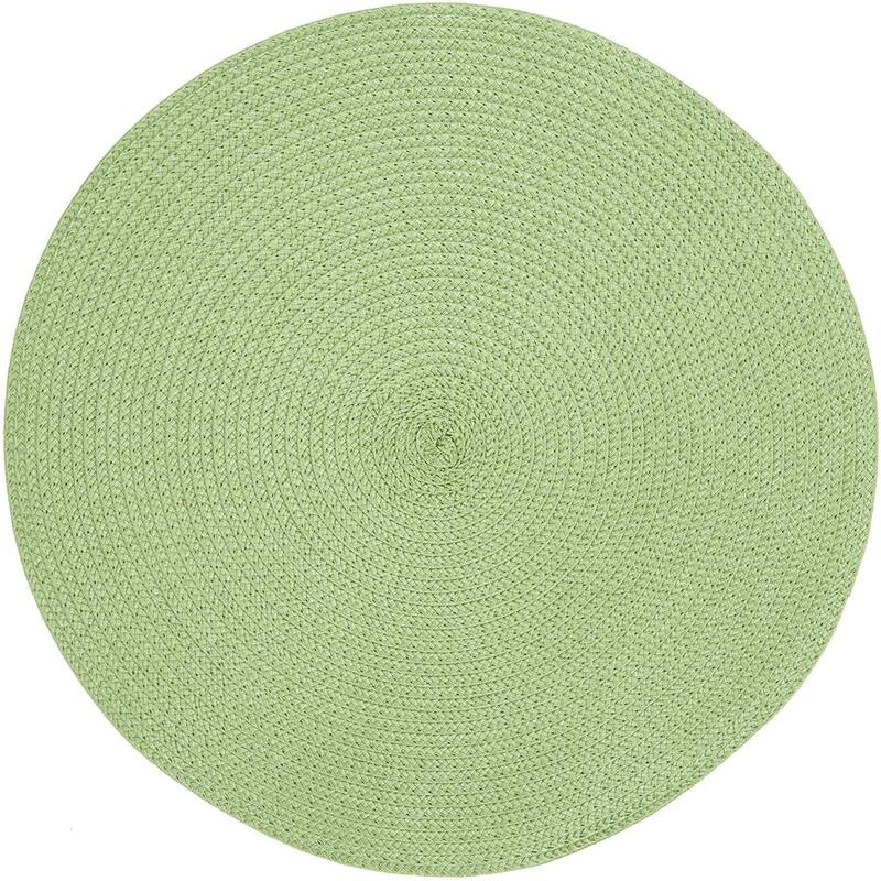 Juvale Round Woven Placemats (Green, 15 in, 4 Pack) On Sale Bed Bath & Beyond 35990767