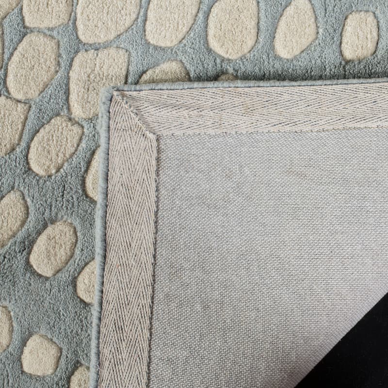 SAFAVIEH Handmade Soho Lyra Abstract Burst N.Z. Wool Rug