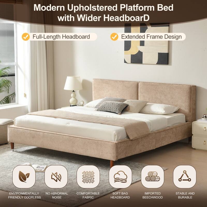Contemporary Soft Close Platform Bed