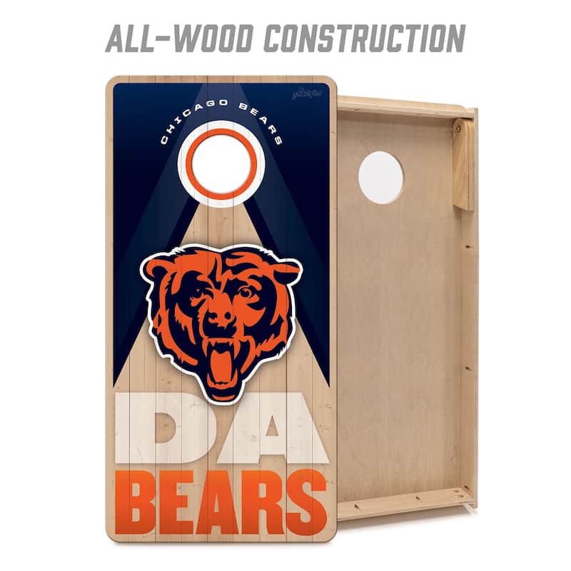 Chicago Bears NFL 2x4 Professional Cornhole Board Set