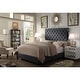preview thumbnail 17 of 19, Vesta Chesterfield Tufted Upholstered Low Profile Standard Bed By Moser Bay Charcoal - Full