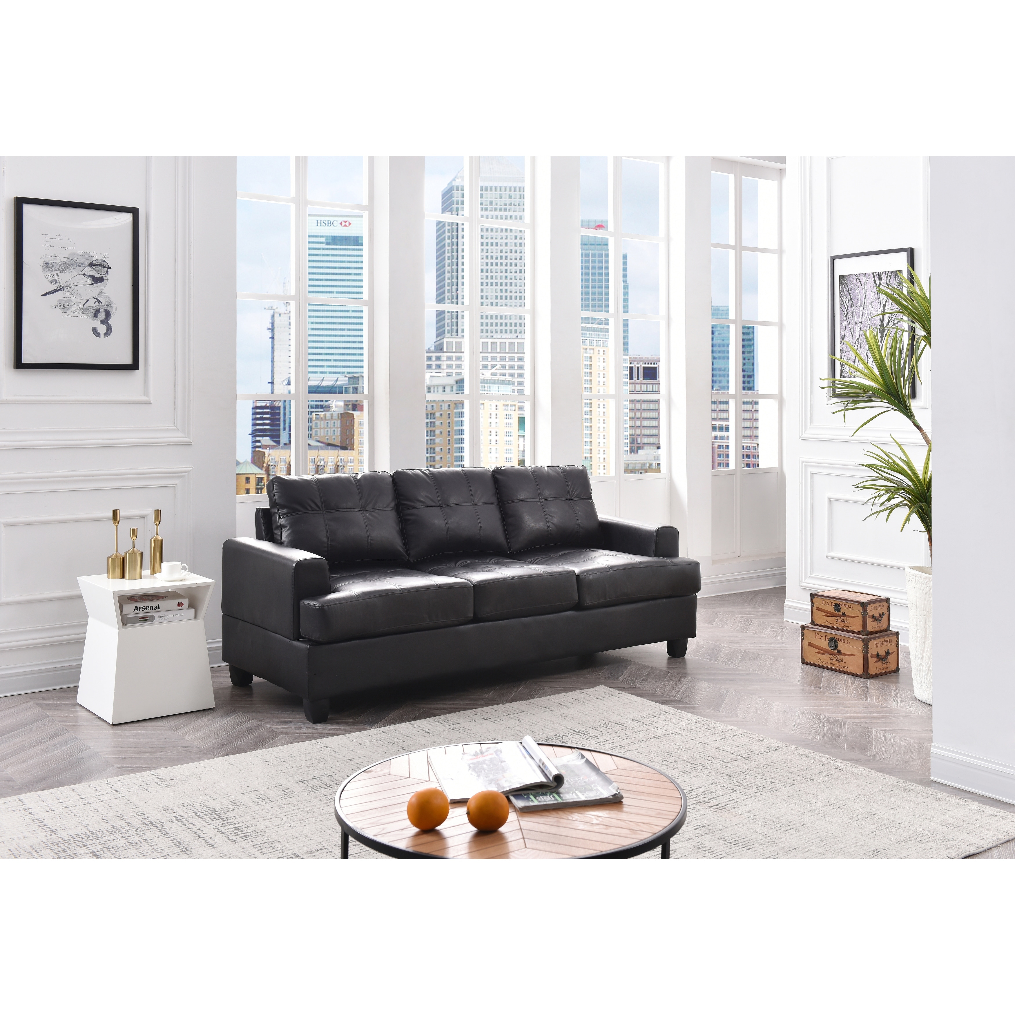 Faux Leather Sofas - Bed Bath & Beyond