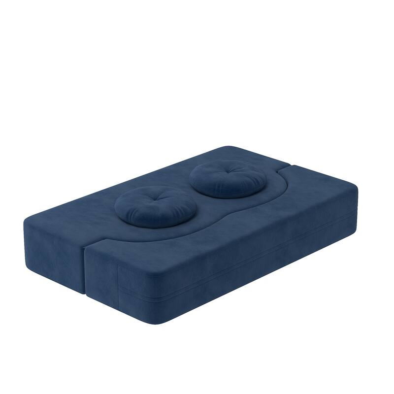 Folding Sofa Bed with Pillow, Twin Sleeper Sofa Couch, Loveseat Couch, Floor Folding Mattress, Convertible Lounge Chair