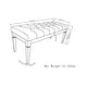 preview thumbnail 8 of 78, WYNDENHALL Hopewell 48 inch Wide Traditional Rectangle Ottoman Bench