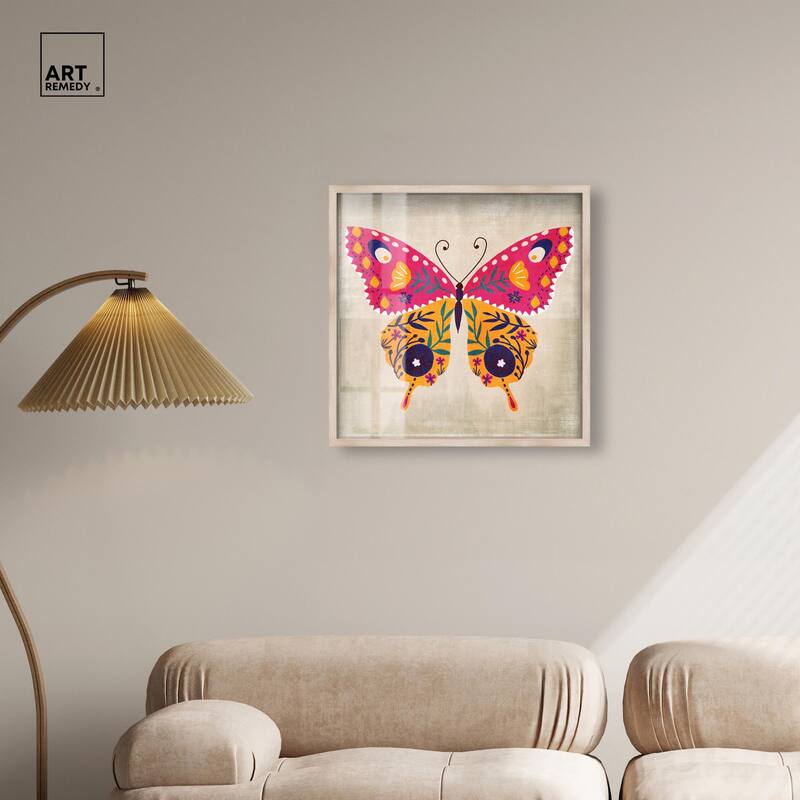 Butterfly Wings II Shadowbox by Art Remedy