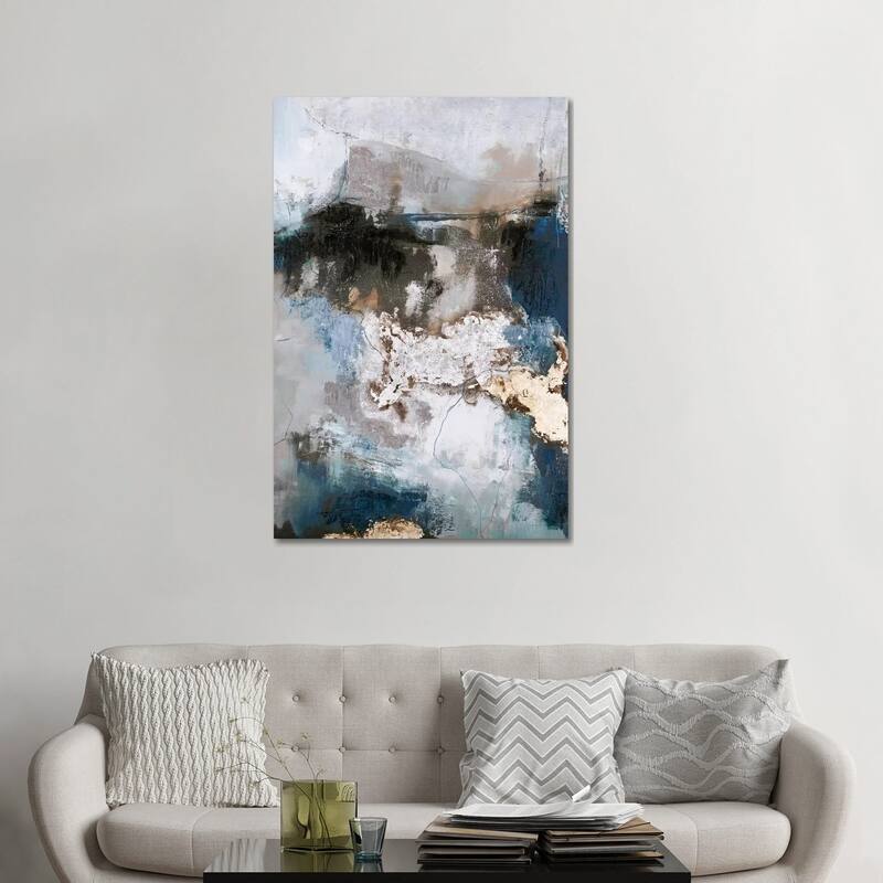 iCanvas "Waterfall" by Design Fabrikken Canvas Print - 48x32x1.5