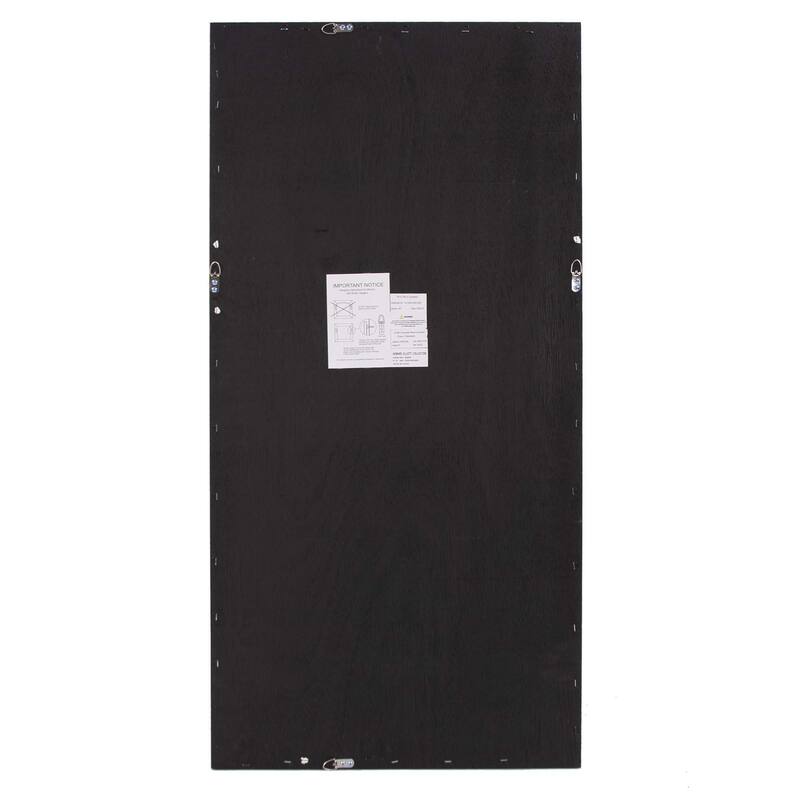 Allan Andrews Ashford Gray Rectangular Framed Wall Mirror