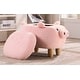 preview thumbnail 3 of 8, Home 2 Office Animal Kids Pig Storage Ottoman