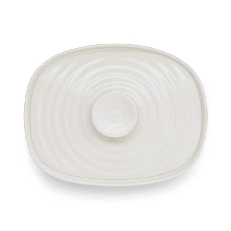 Portmeirion Sophie Conran White Covered Butter Dish