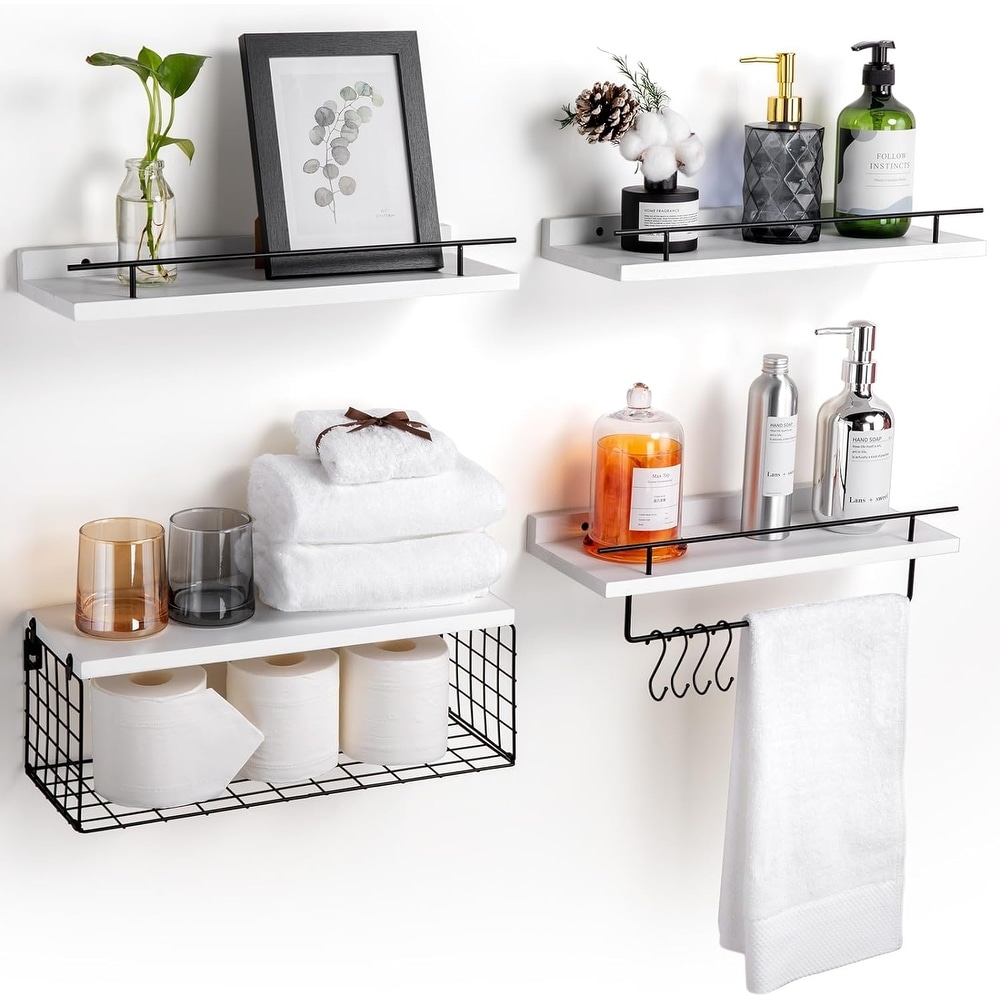 White Bathroom Wall Shelves Bed Bath & Beyond