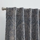 preview thumbnail 7 of 10, Vittoria Paisley Printed Blackout Curtain Panel