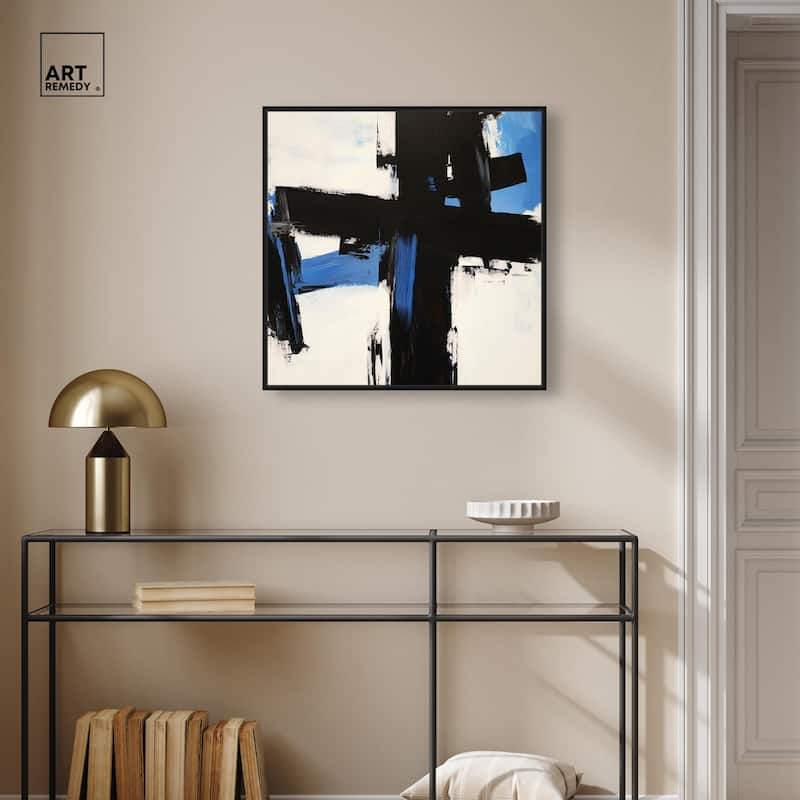 Blue Streak II Canvas by Art Remedy