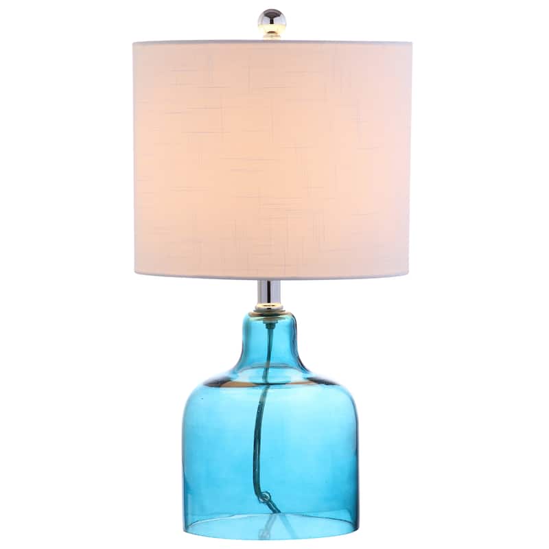 Owen 19" Glass Bell LED Table Lamp, Gold by JONATHAN Y