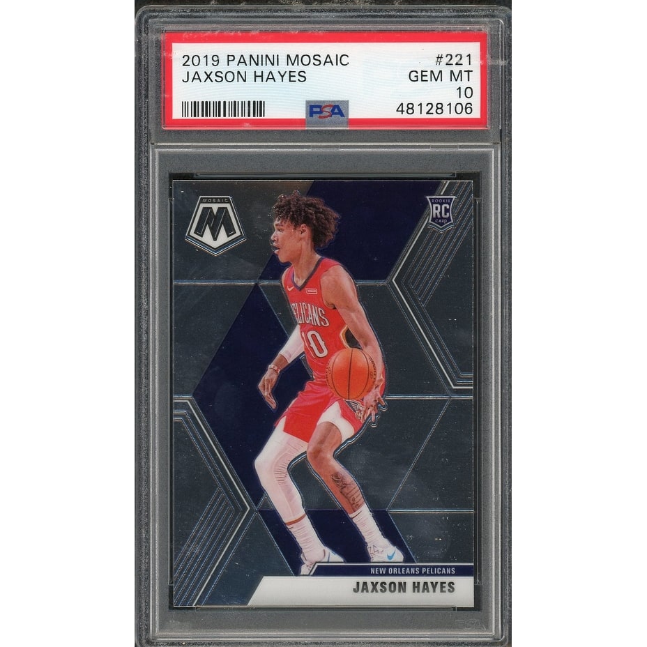 Jaxson Hayes 2019 Panini Mosaic Basketball Rookie Card RC #221 Graded PSA 10 GEM MINT - 8'6" x 11'6"