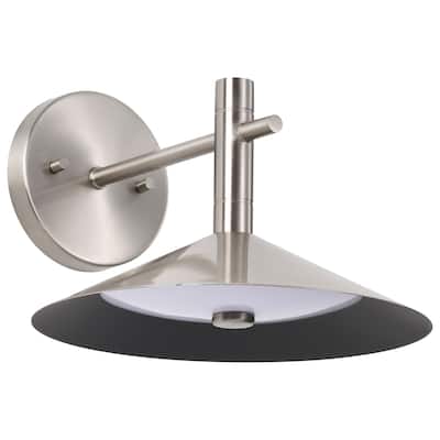 Corrine 10 Inch LED Wall Sconce Brushed Nickel 3K/4K/5K CCT Selectable - Brushed Nickel