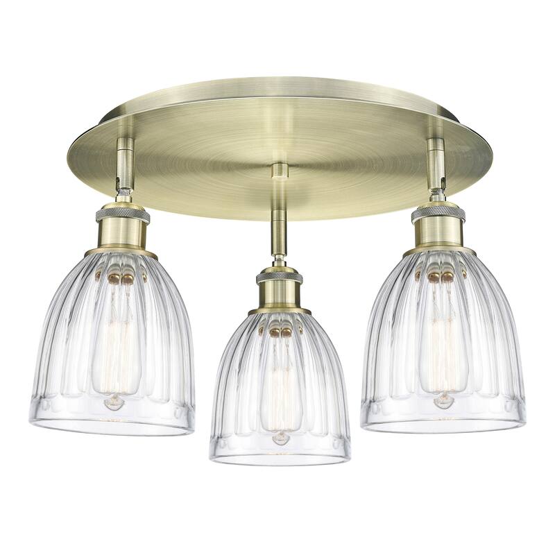 Innovations Lighting Brookfield - 3 Light 18" Flush Mount