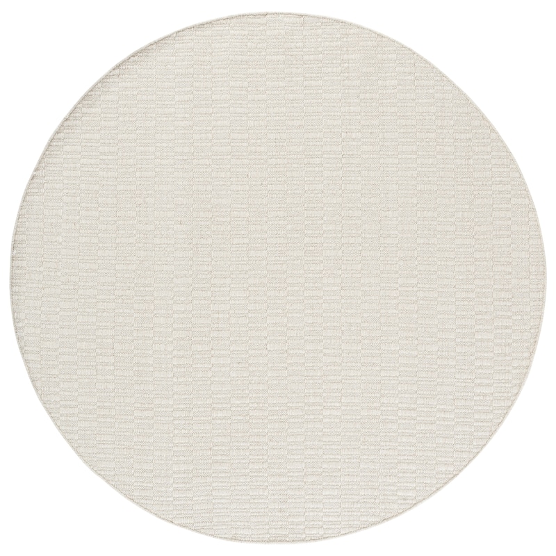 SAFAVIEH Handmade Vermont Rojka Wool Rug - 6' Round - Ivory