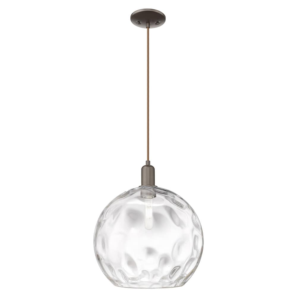 Innovations Lighting Endless Possibilities Arcadia - Athens Water Glass - 1 Light 13" Cord Hung Mini Pendant