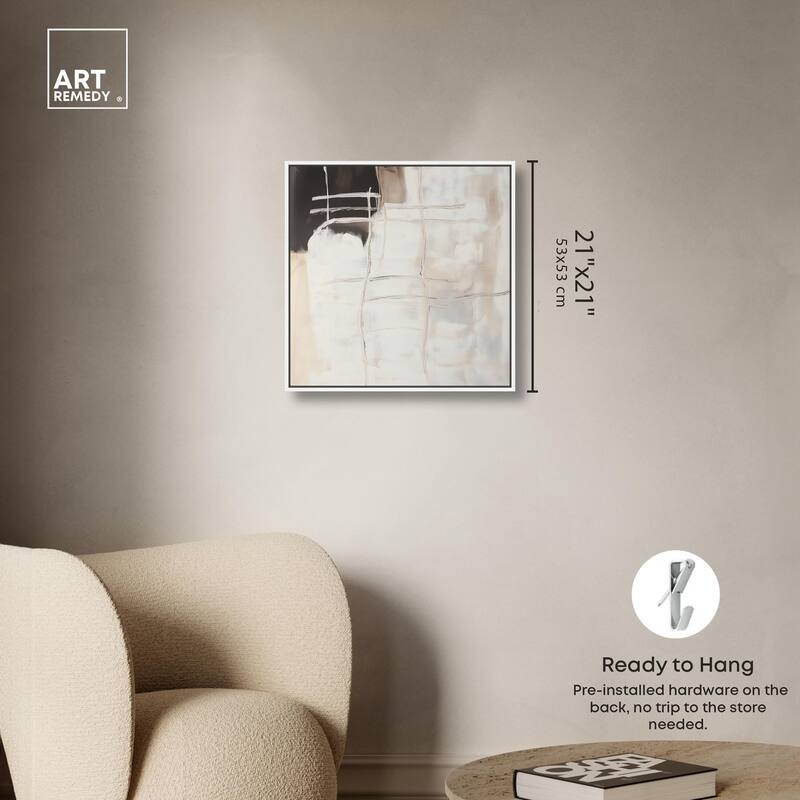 Gestural Glyphs II Canvas by Art Remedy