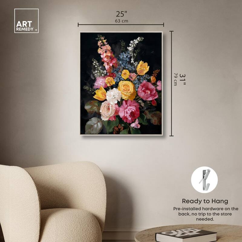 Garden Richness I Canvas by Art Remedy