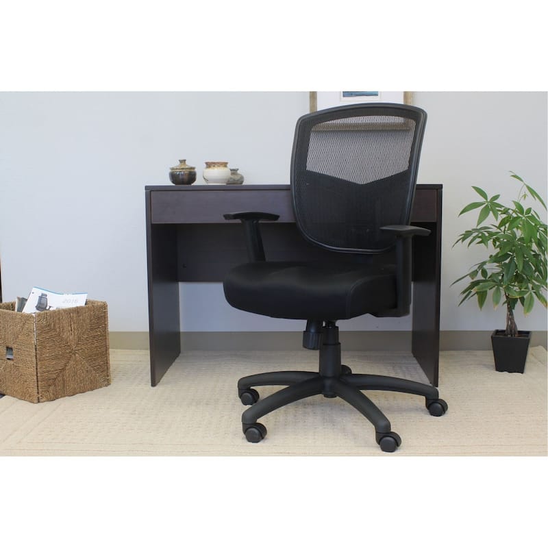 Boss Contract Mesh Synchro-Tilt Mechanism Task Chair - N/A
