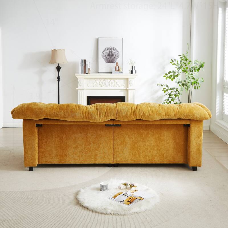 Comfortable Chenille Sofa for Various Spaces, Enhancing Interior Style
