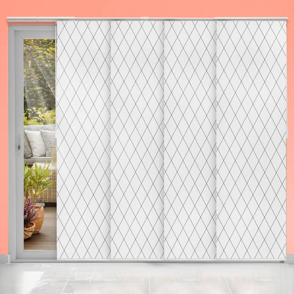 CHICOLOGY Adjustable Sliding Panels, 4-Rail Track, for Large Windows