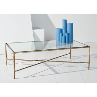 SAFAVIEH Couture Jessa Rectangle Metal Coffee Table