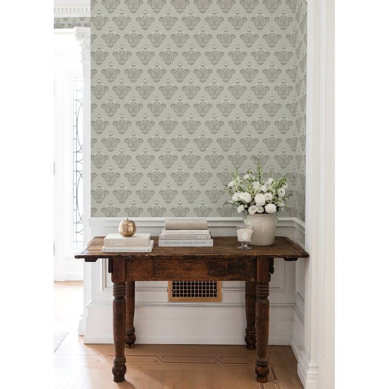 NuWallpaper Nabela Noor Home Fazia Moss Peel and Stick Wallpaper