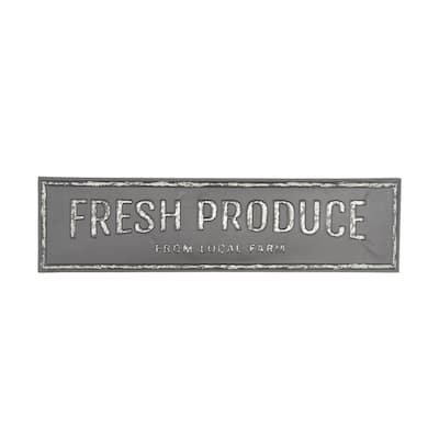 Metal Sign Wall Decor - Brown - Roche River Decor