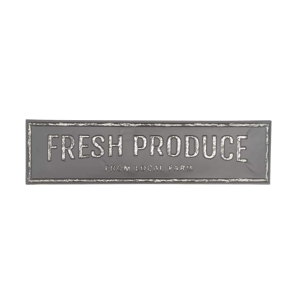 Metal Sign Wall Decor - Brown - Roche River Decor