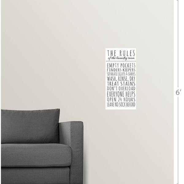 Shop Rules Of The Laundry Room Multi Free Shipping On Orders
