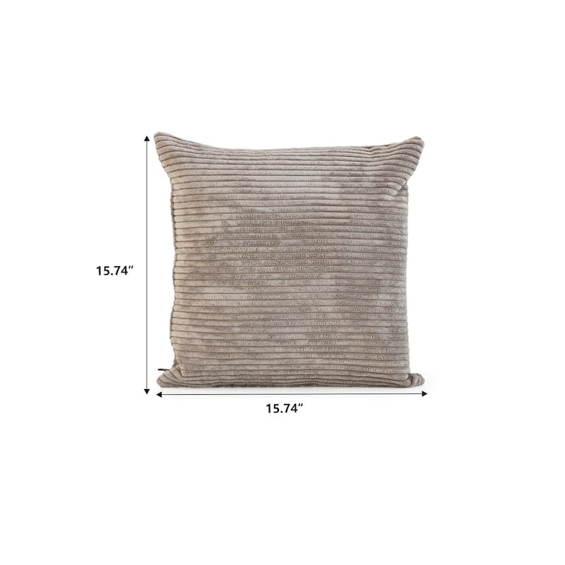 L-shaped Modular Sectional Sofa Corduroy Upholstered Couch with Chaise Ottoman and 3 pillows