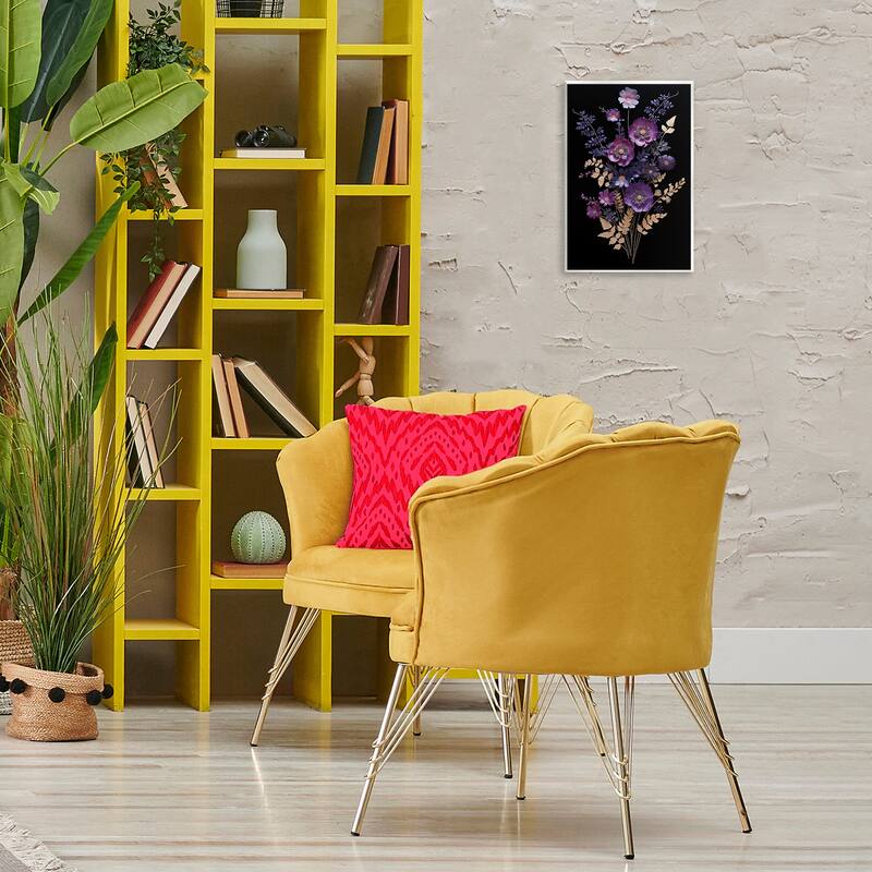 Stupell Dimensional Purple Flowers Wall Plaque Art Design By Heidi Kuntz
