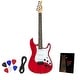 preview thumbnail 8 of 12, LyxPro 39 inch Beginner Electric Guitar & Electric Guitar Accessories Red